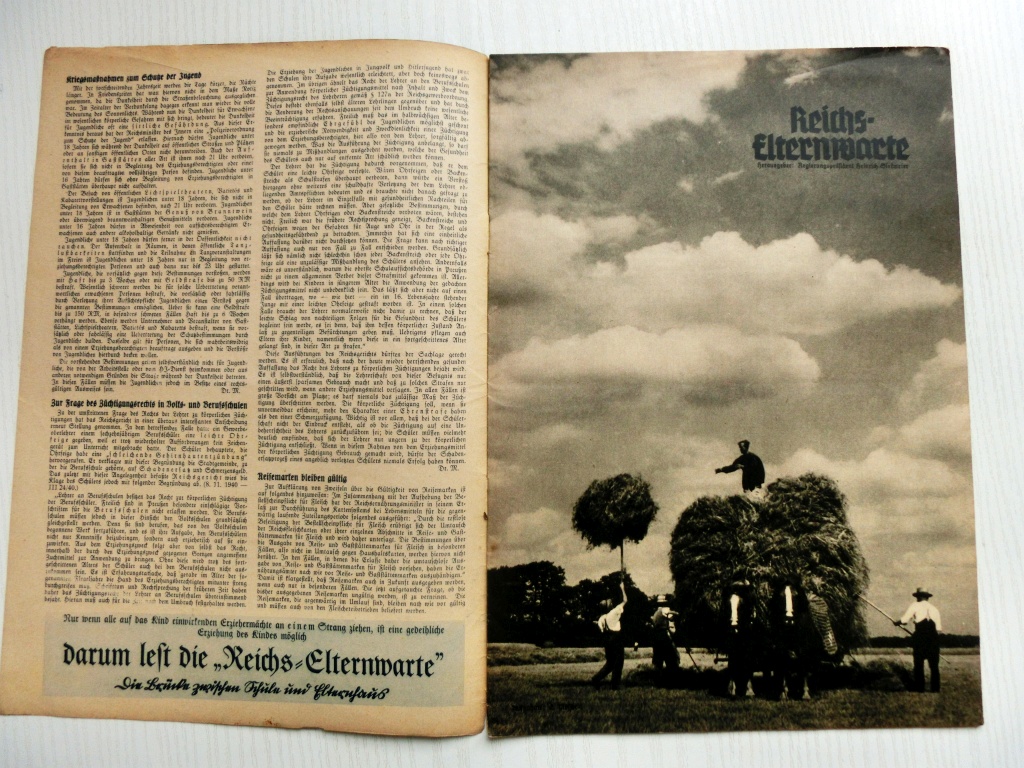 Reichs-Elternwarte, Heft 15/1941
