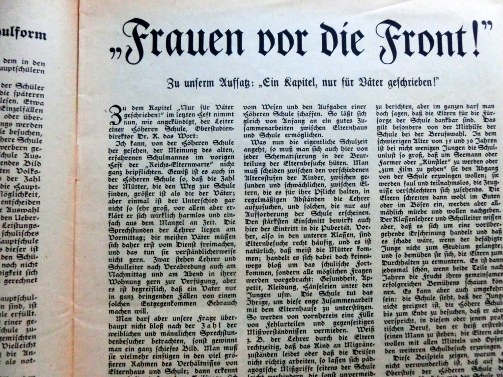Reichs-Elternwarte, Heft 15/1941