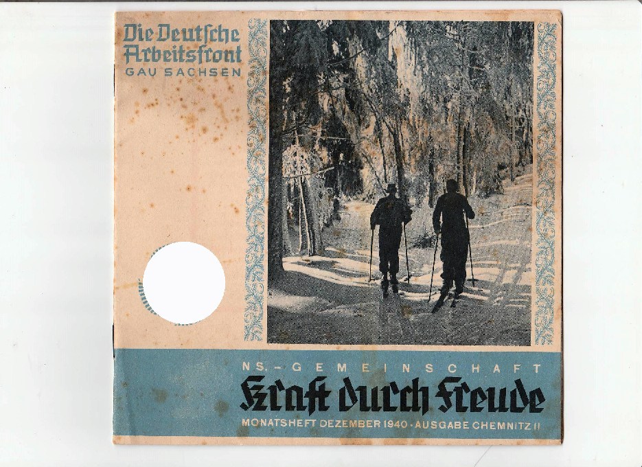 KDF-Monatsheft,Gau Sachsen, Ausgabe Chemnitz Dezember 1940