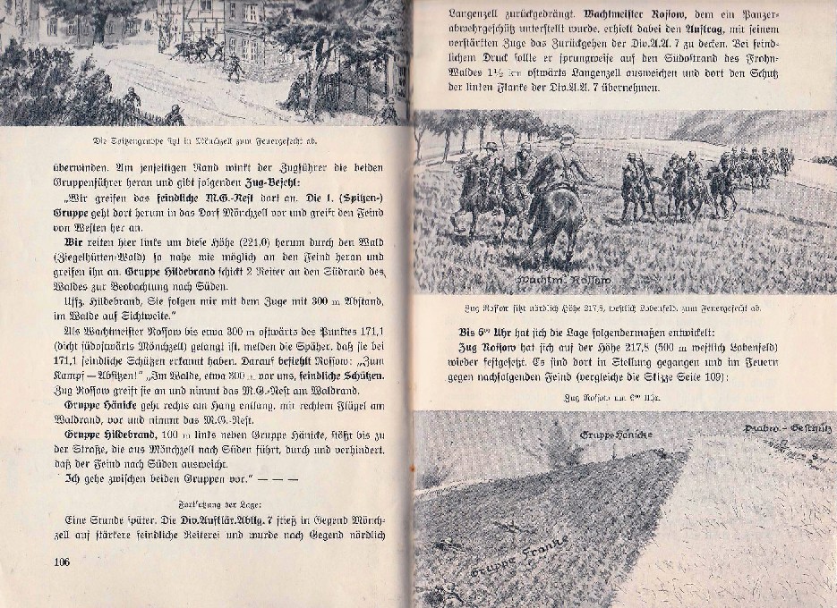 Kriegskunst in Wort und Bild, Heft 3 von 1935, Seite 106/107